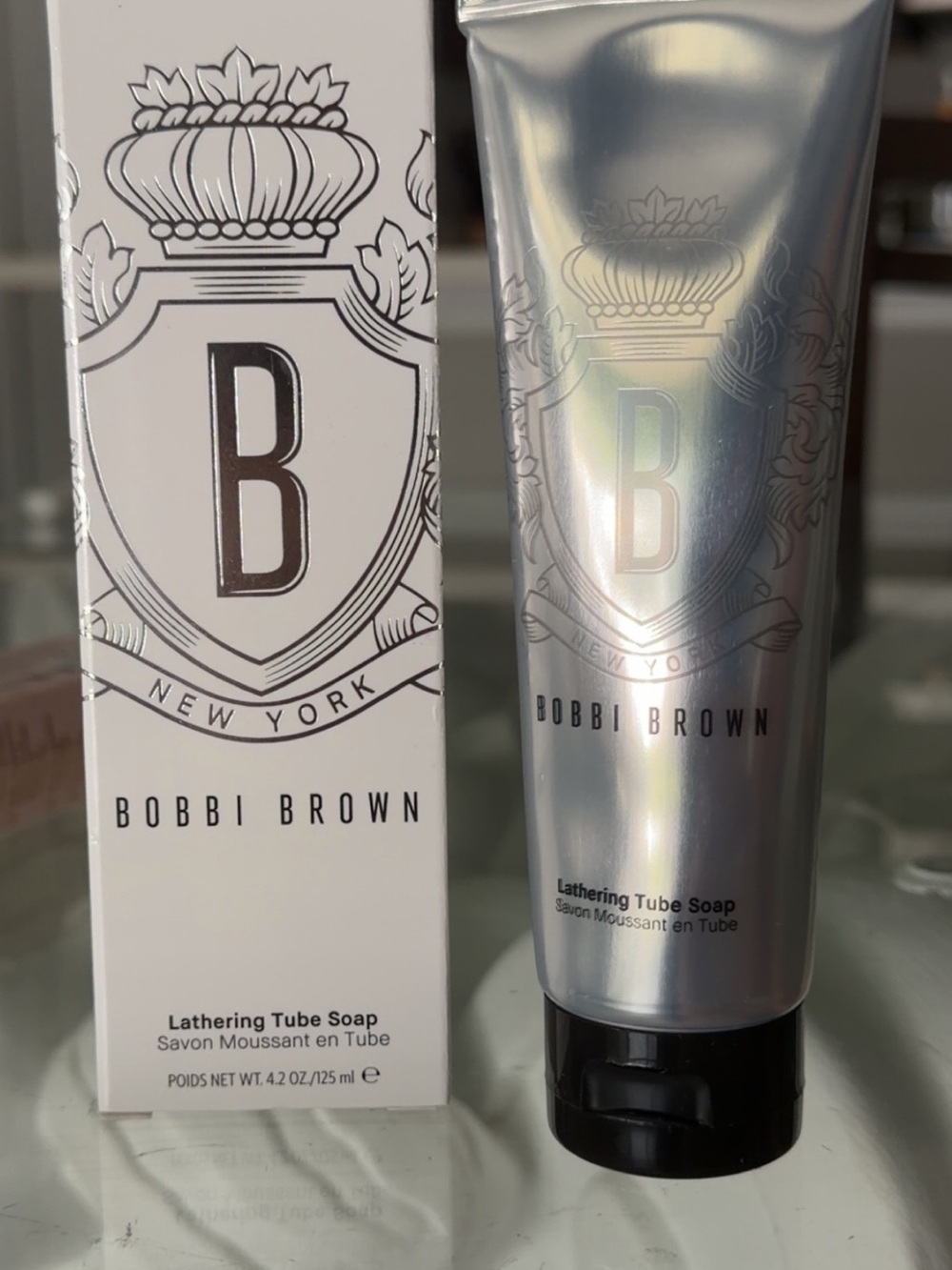 Bobbi Brown Silver and White Lathering Tube Cleanser